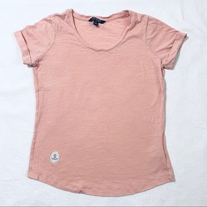 Lauren by Ralph Lauren RL Emblem Coral T-shirt